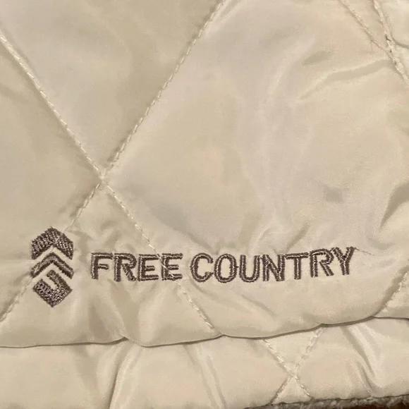 women’s Free Country reversible vest quilted fleece small - Picture 2 of 5